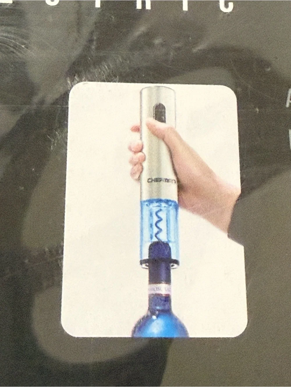 Avant Series Chefman Stainless Steel Rechargeable Electric Wine Opener